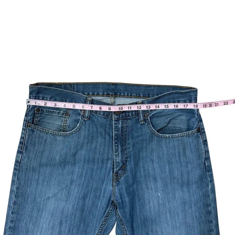 Men's Levis 559 Relaxed Straight Fit Denim Blue Jeans 34 x 34‎